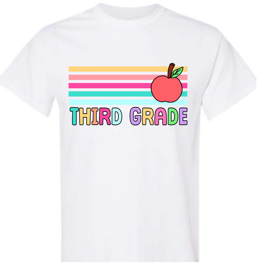 Third Grade Line Tee