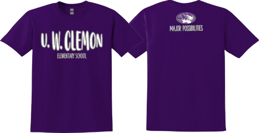 U.W Clemon School Tee Purple
