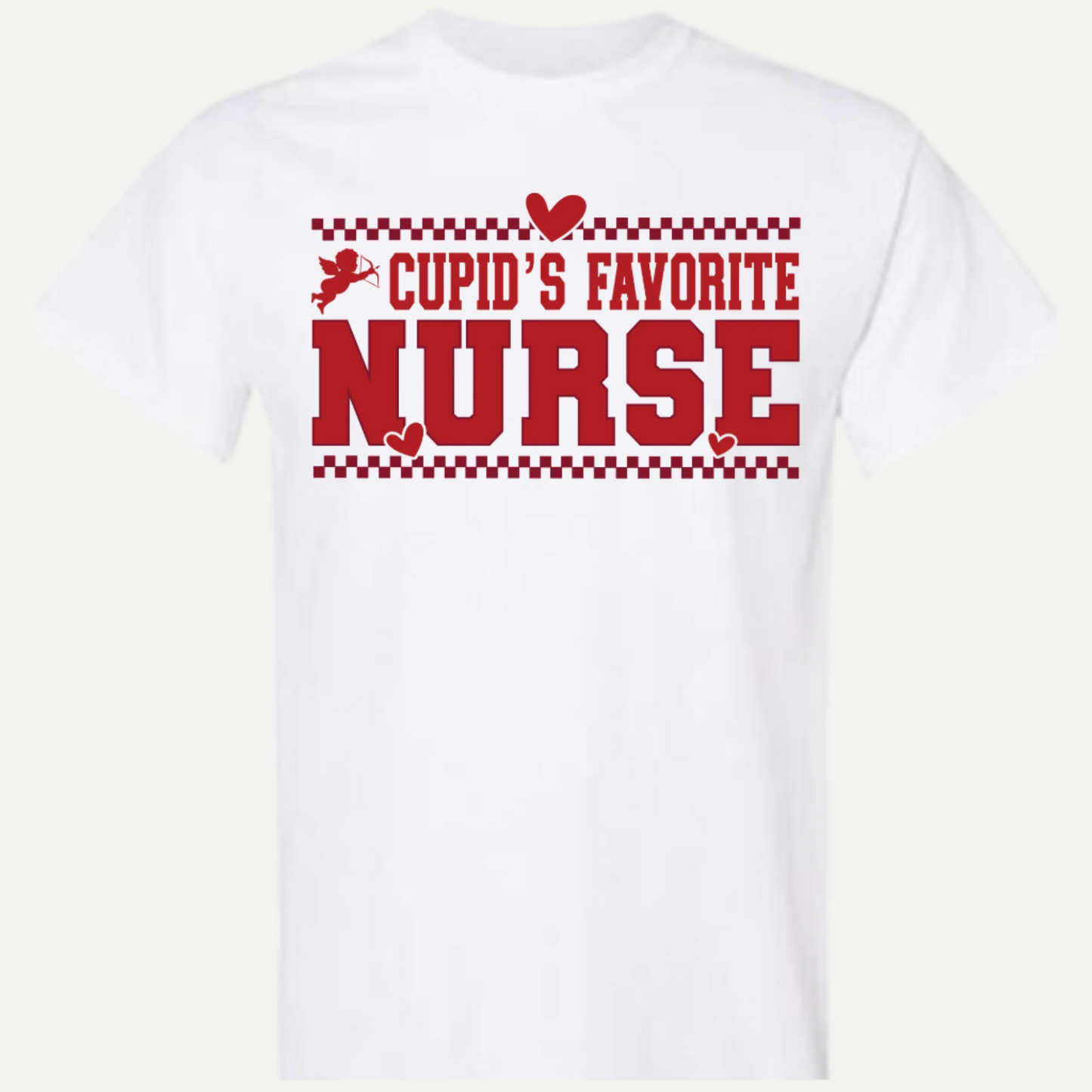 Valentine Cupid's Favorite Nurse Tshirt