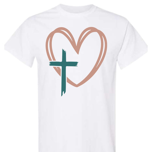 Heart Cross Tee