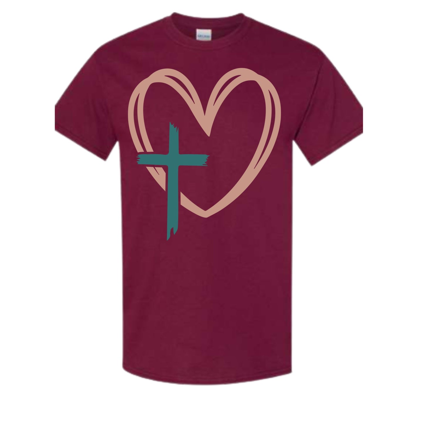 Heart Cross Tee