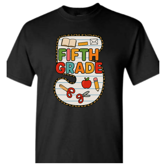 Fifth Grade Number Tee