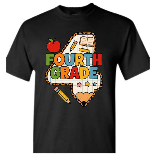 Fourth Grade Number Tee
