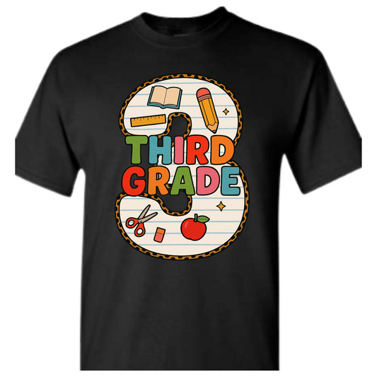 Third Grade Number Tee